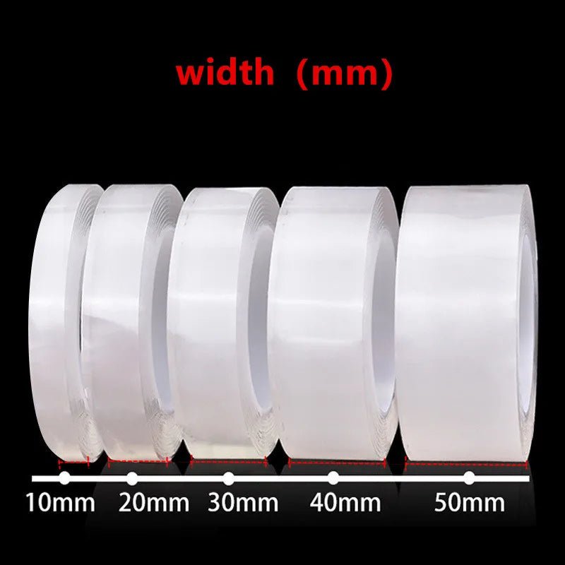 1/3/5m Nano Tape Double - Sided Adhesive Tape Traceless Waterproof Tape For Bathroom Kitchen Sink Tap Gel Sticker - ZeeBelle.com