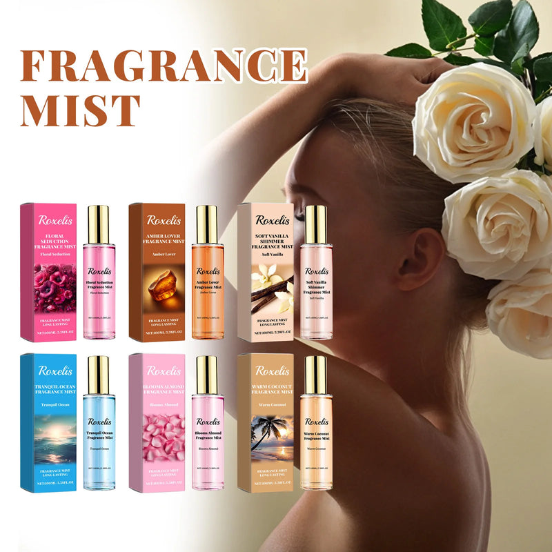 Roxelis 100ml Floral Aroma Dating Perfume Spray Long Lasting Fragrance Couples Sexy Charming Flirting Freshing Pheromone Perfume
