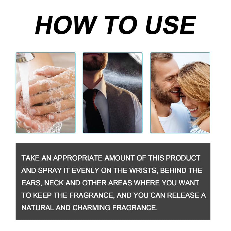 EELHOE Captivating Fragrance - Cupid Charm Toilette for Men and Women Ocean-Scented Perfume and Pheromone Cologne 1.7 OZ