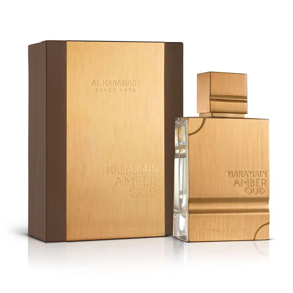 Al Haramain Gold EDP 2.0oz Cologne Amber Scent for Men With Women Luxury Long-Lasting Fragrance, Ideal Xmas & Anniversary Gifts