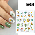 Harunouta 1 Sheet Nail Water Decals Transfer Lavender Spring Flower Leaves Nail Art Stickers Nail Art Manicure DIY