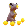 15 Styles Realistic Animal Shaped Shooting Squeeze Toys Prank Gadgets Foam Ball Popper Toy Anti Stress Fidgets for Adults Kids
