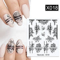 Harunouta 1 Sheet Nail Water Decals Transfer Lavender Spring Flower Leaves Nail Art Stickers Nail Art Manicure DIY