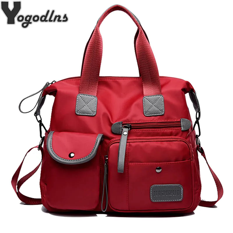 Multifunction Casual Handbags for Women Large Capacity Messenger Tote Nylon Crossbody Bags Shoulder Bag Totes Bolsa Feminina