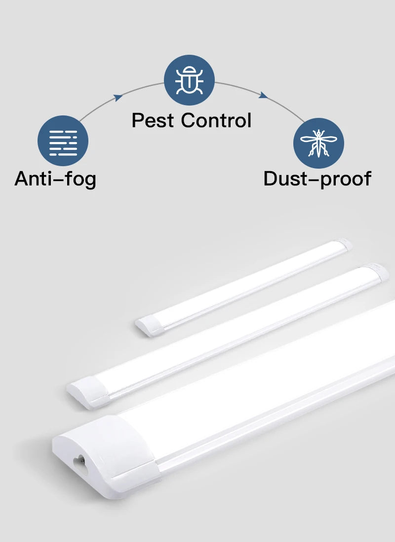 Led Lights for Kitchen 110v 220v Under Cabinet Light 5W 10W 20W Ceiling Led tube Bar Wall Lamp Home Shop Bedroom Closet lighting