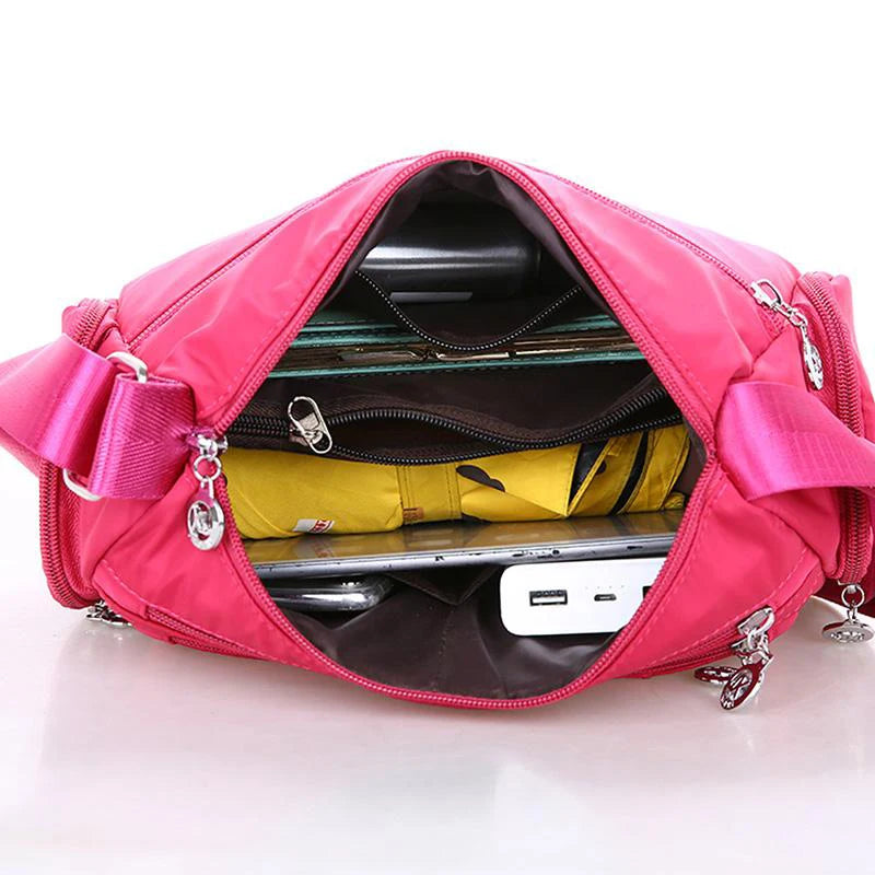 Fashion Women Shoulder Messenger Bag Waterproof Nylon Oxford Crossbody Bag Female Large Capacity Handbags Purse Travel Bags