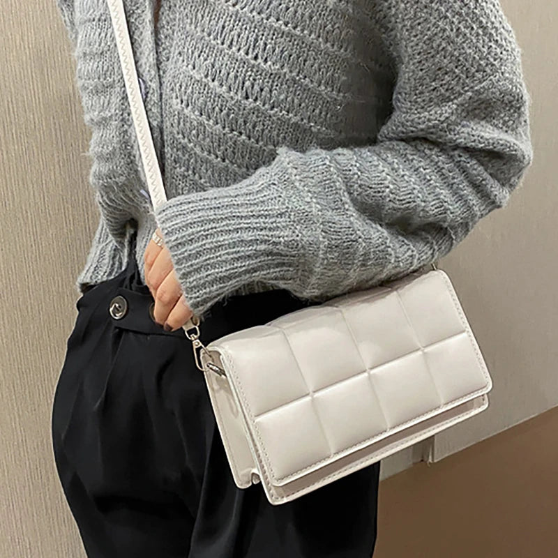 Women New Designer Small Messenger Handbag Female PU Leather Travel Single-Shoulder Bag Fashion Trend Crossbody Bag Purse Bolsos