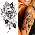 Sexy Flower Bird Temporary Waterproof Tattoo Sticker Girl Butterfly Dreamcatcher Cross Body Arm Sleeve Chest Fake Totem Women