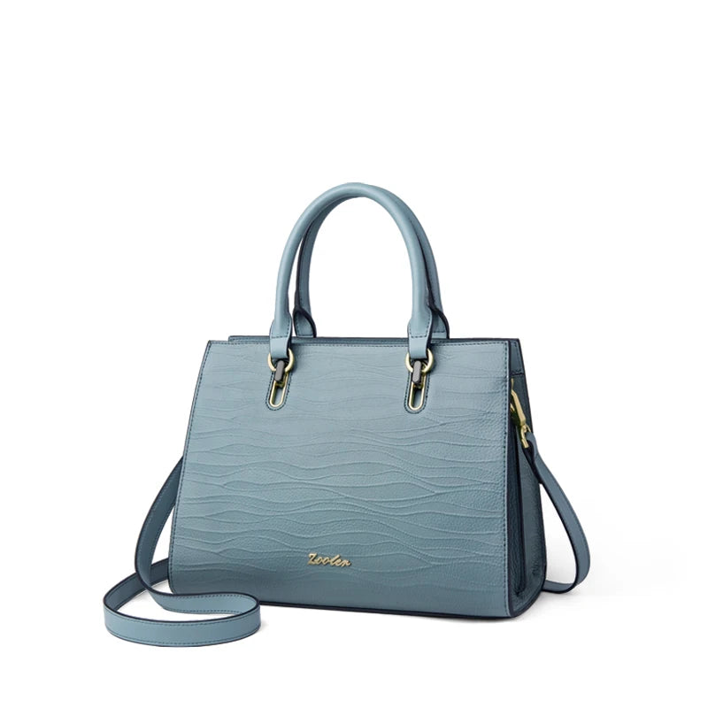 ZOOLER Original Full Genuine Leather Shoulder Bags Women 2023 Ladies Luxury Handbag Crossbody Messenger Saddle Flap Bag