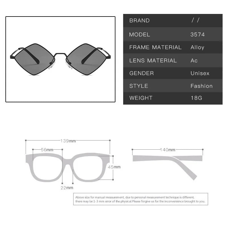 2024 Punk Sunglasses Women Brand Designer Small Square Steampunk Sun Glasses Men Metal Frame Driving Eyewear Gafas De Sol Mujer