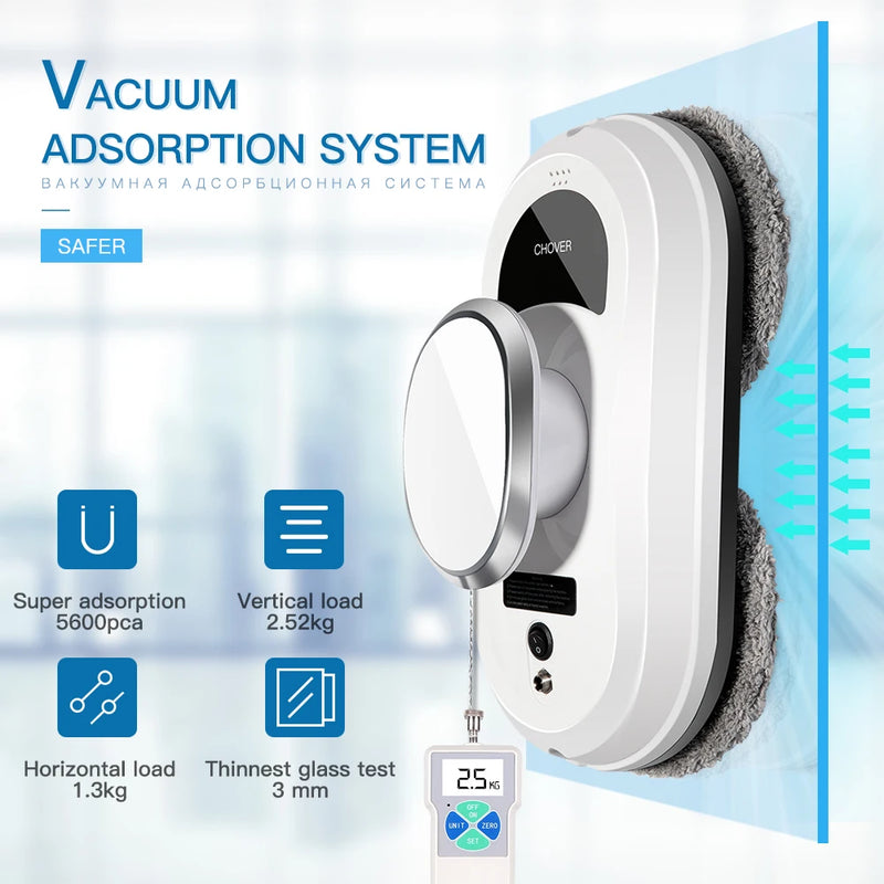 Chovery Vacuum cleaner window vacuum cleaning robot window vacuum cleaner limpiacristales remote control for home