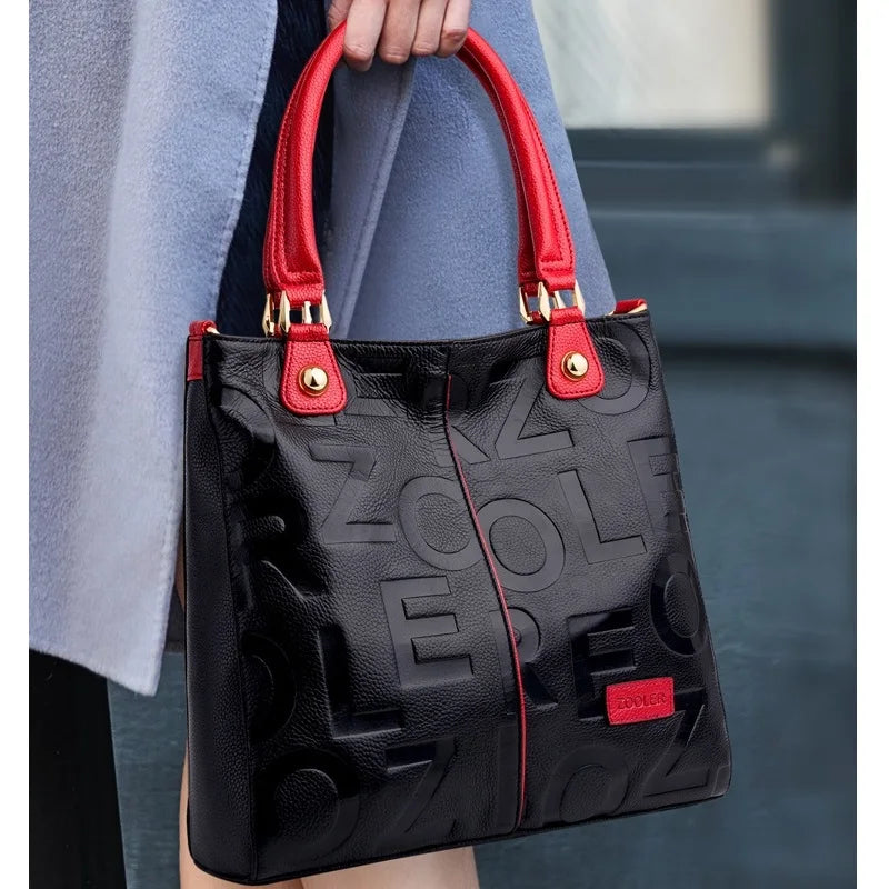ZOOLER Luxury Brand Handbags Women 2022 Designer 100% Genuine Leather Bag Women Cow Leather Purses and Handbags Bolsa Feminina