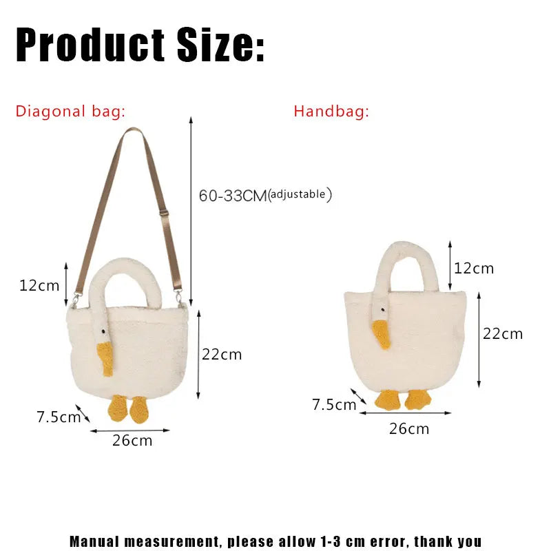 Youda Winter Women Small Plush Tote Simple Warm Cloth Wrist Bags Cute Soft Handbag High Quality Eco Makeup Bag Purses For Girls