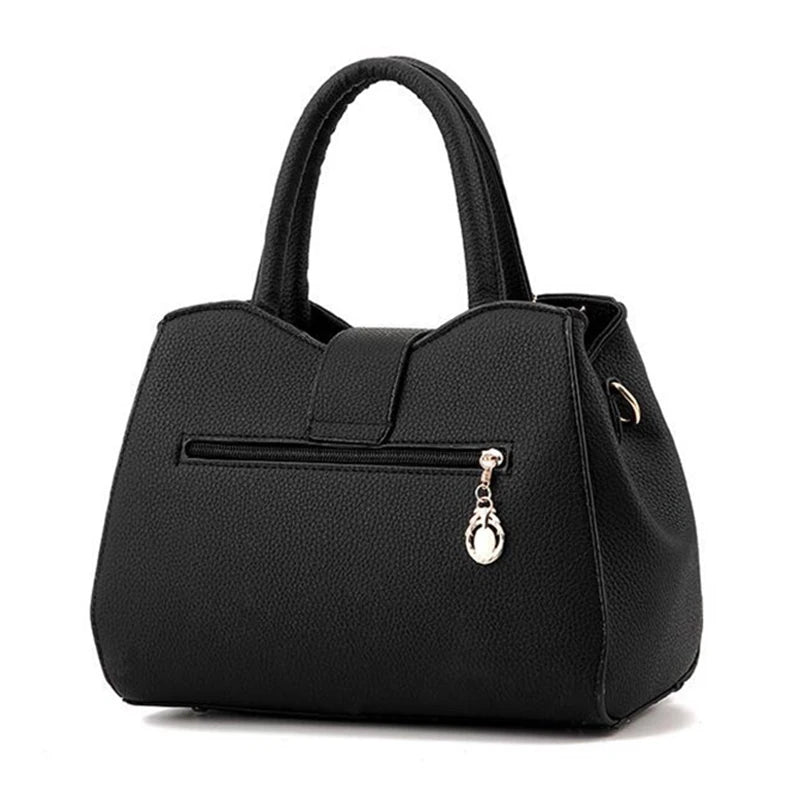 Luxury Brand Women Bag Top-Handle Bags Fashion Shoulder Messenger Bags PU Leather Handbag Ladies Tassel Travel Shopper Totes