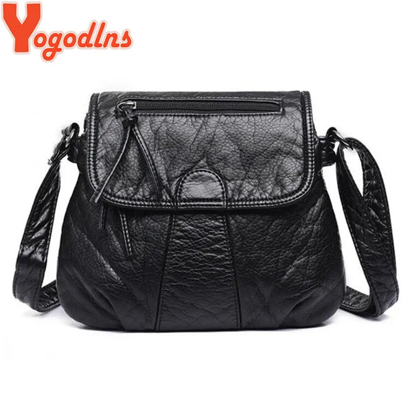 Yogodlns Fashion Designer Women's Bags New  High Quality Crossbody Bag Soft PU Leather Shoulder Bag Fashion Female Bags Handbags