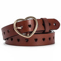 New Buckles Belt Female Deduction Side Gold Buckle Jeans Wild Belts For Women Fashion Students Simple Casual Trousers Belt LB012