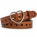 New Buckles Belt Female Deduction Side Gold Buckle Jeans Wild Belts For Women Fashion Students Simple Casual Trousers Belt LB012