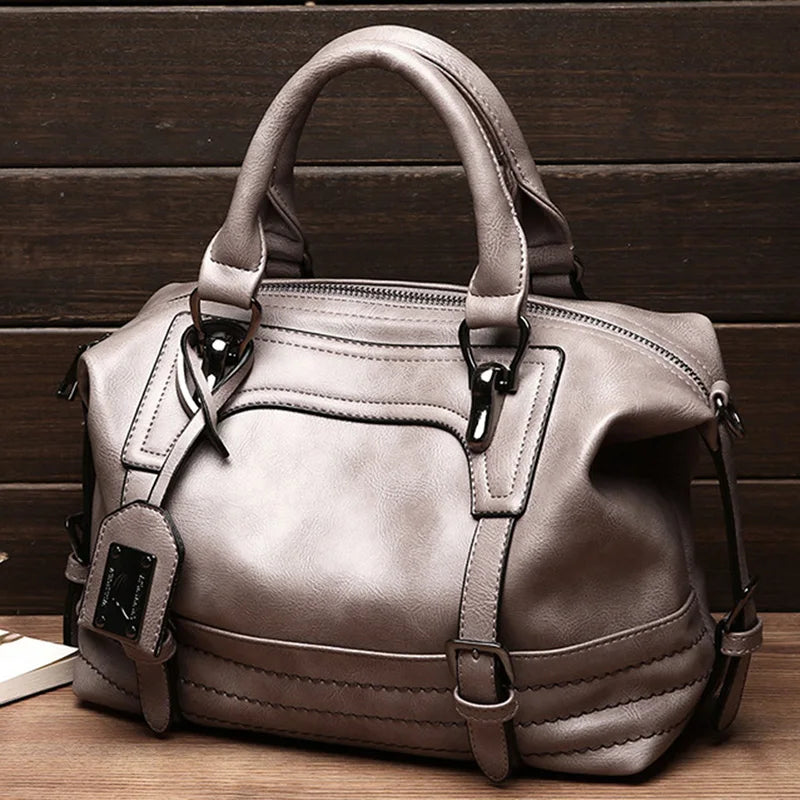 Vintage Women's Handbags Famous Fashion Brand Candy Shoulder Bags Ladies Totes Simple Trapeze Women Messenger Bag