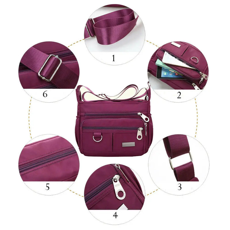 New New Women Bag Nylon Waterproof Messenger Bags For Lady Crossbody Shoulder Bag Casual Handbags High Quality