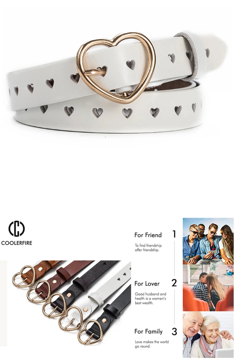 New Buckles Belt Female Deduction Side Gold Buckle Jeans Wild Belts For Women Fashion Students Simple Casual Trousers Belt LB012