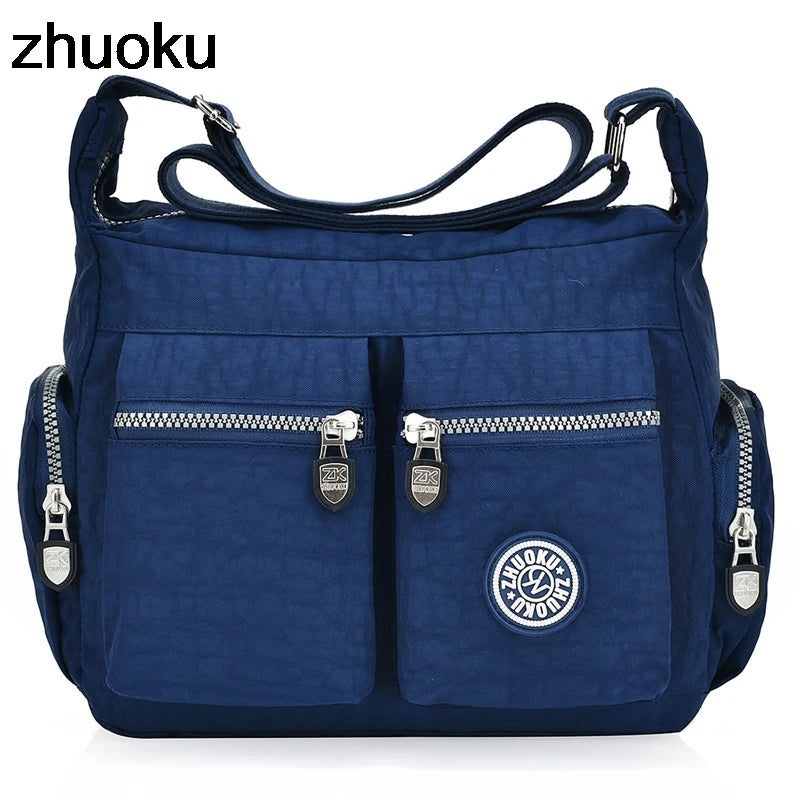 Women Top-handle Shoulder Bag Designer Handbag Famous Brand Nylon Female Casual Shopping Tote Hobos Crossbody Bag Messenger Bags