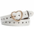 New Buckles Belt Female Deduction Side Gold Buckle Jeans Wild Belts For Women Fashion Students Simple Casual Trousers Belt LB012