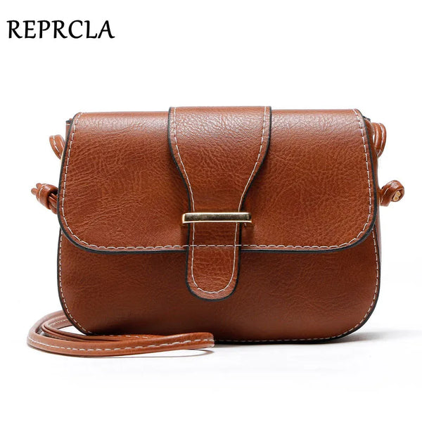 REPRCLA New Arrivals Women Bags Small Vintage Shoulder Bag Pu Leather Women Messenger Bags Crossbody Designer Ladies Bag