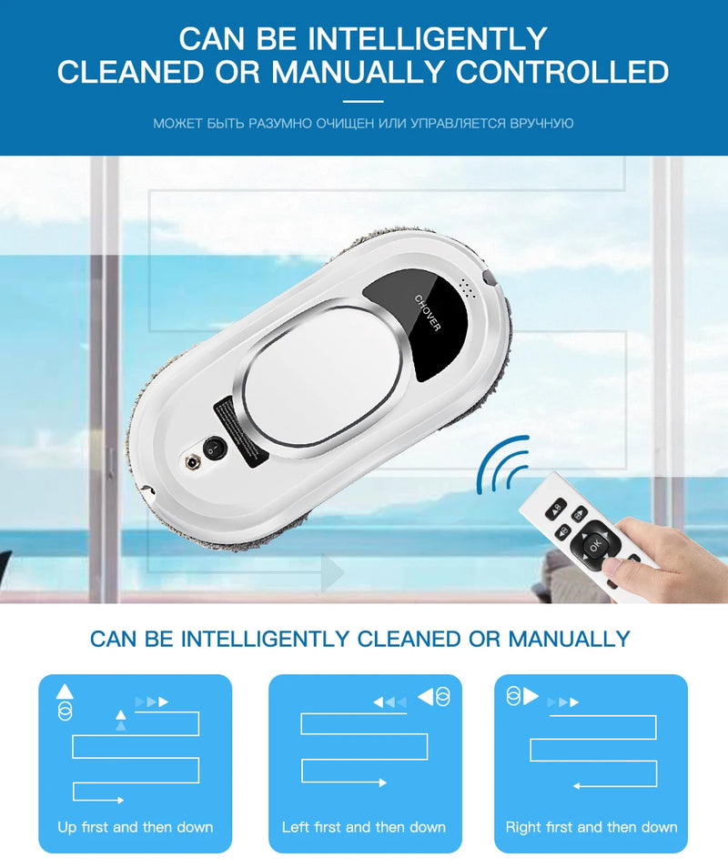 Chovery Vacuum cleaner window vacuum cleaning robot window vacuum cleaner limpiacristales remote control for home