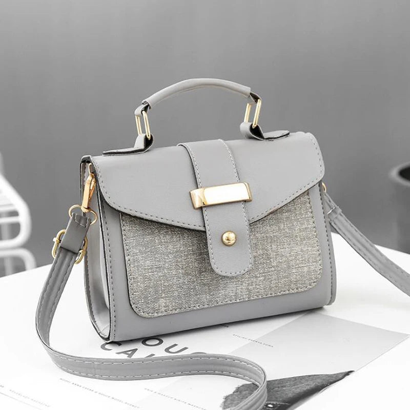 REPRCLA 2024 Fashion Shoulder Bag Leather Handbag Small Flap Women Messenger Bags High Quality PU Crossbody Bags Ladies Purse