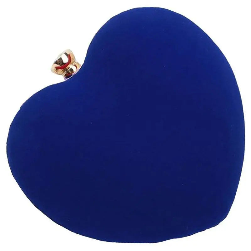 NEW-Heart Shape Clutch Bag Messenger Shoulder Handbag Tote Evening Bag Purse,blue