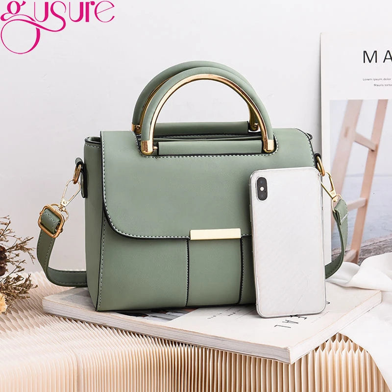 Gusure Fashion Ladies Handbags Designer Crossbody Bags For Women Small Messenger Shoulder Bag Female Pu Leather Travel Purse