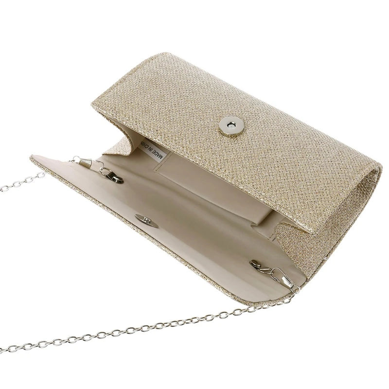 Women's Evening Shoulder Bag Bridal Clutch  Party Prom Wedding Envelope Handbag