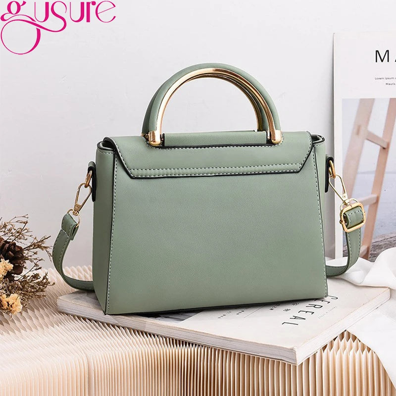 Gusure Fashion Ladies Handbags Designer Crossbody Bags For Women Small Messenger Shoulder Bag Female Pu Leather Travel Purse