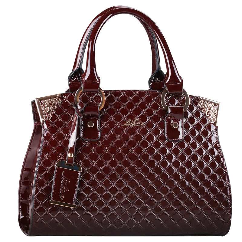 Luxury Handbags Women Bags Genuine Patent Leather Handbags Large Capacity Tote Bag Shoulder Bag For Women