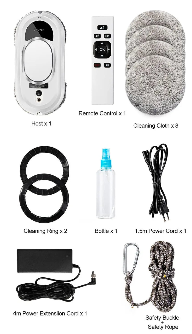 Chovery Vacuum cleaner window vacuum cleaning robot window vacuum cleaner limpiacristales remote control for home