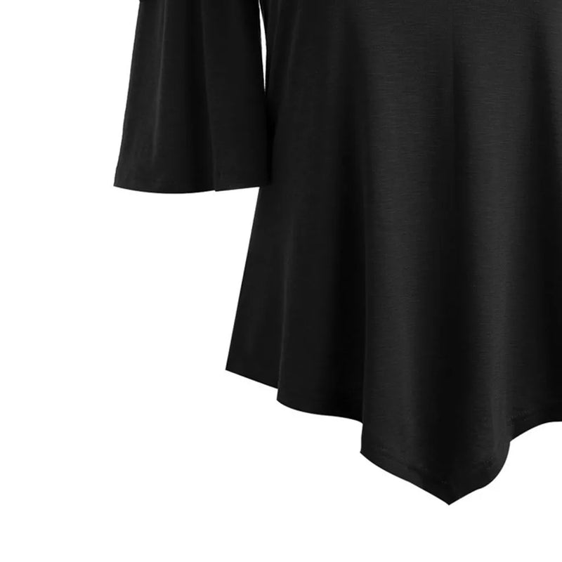 Women Blouses Summer Casual Asymmetric Cold Shoulder Top Blouse Bow Blouse Camisas Mujer Women Blouses clothes Tops