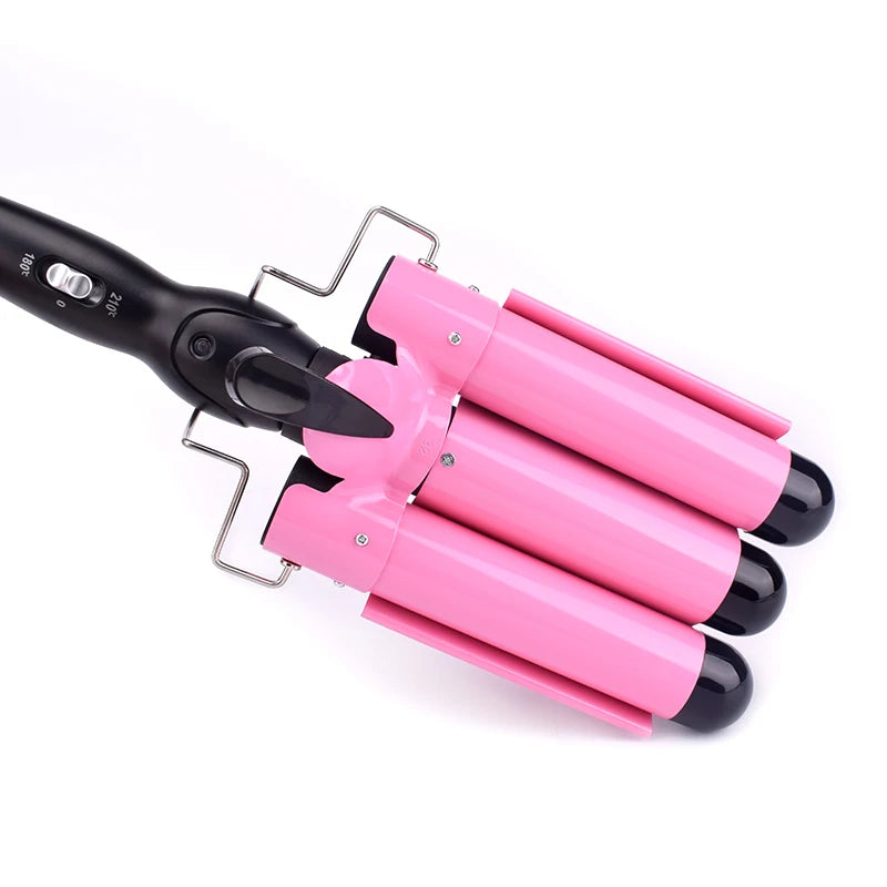 Professional Hair Curling Iron Ceramic Triple Barrel Hair Curler Irons Hair Wave Waver Styling Tools Hair Styler Wand