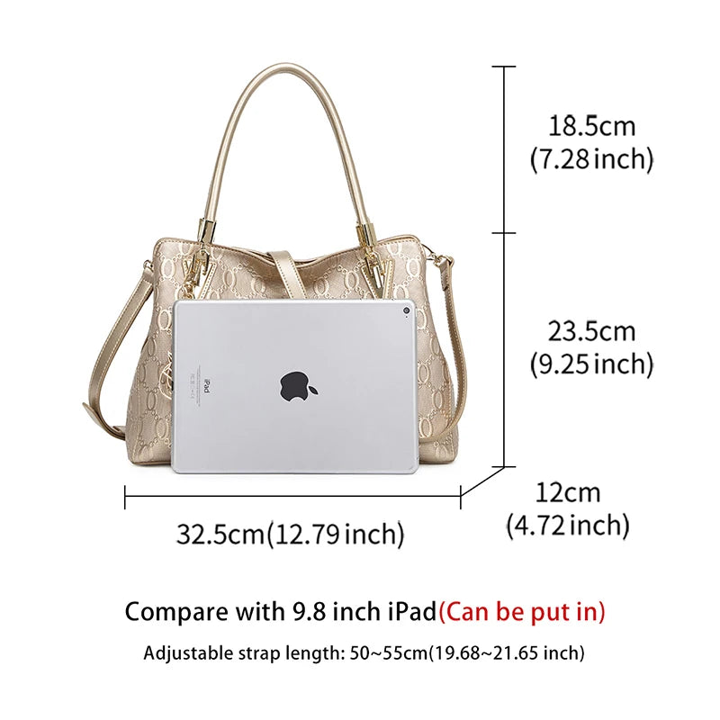 FOXER Women Crossbody Shoulder Bag Female Split Leather Handbag Fashion Lady Tote High Capacity Top Handle All-match Office Bags