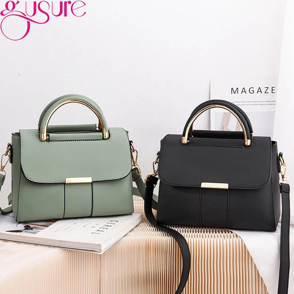 Gusure Fashion Ladies Handbags Designer Crossbody Bags For Women Small Messenger Shoulder Bag Female Pu Leather Travel Purse