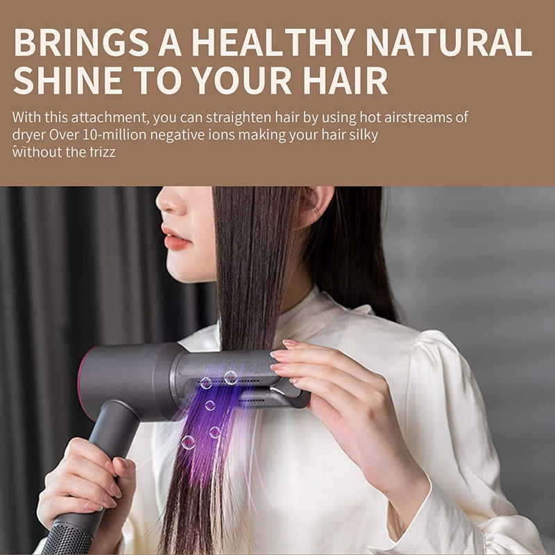 For Dyson Straight Nozzle Attachment for Dyson Supersonic Hair Dryer Hair Styling Plate Clamp Straighten Tool Nozzle HOT