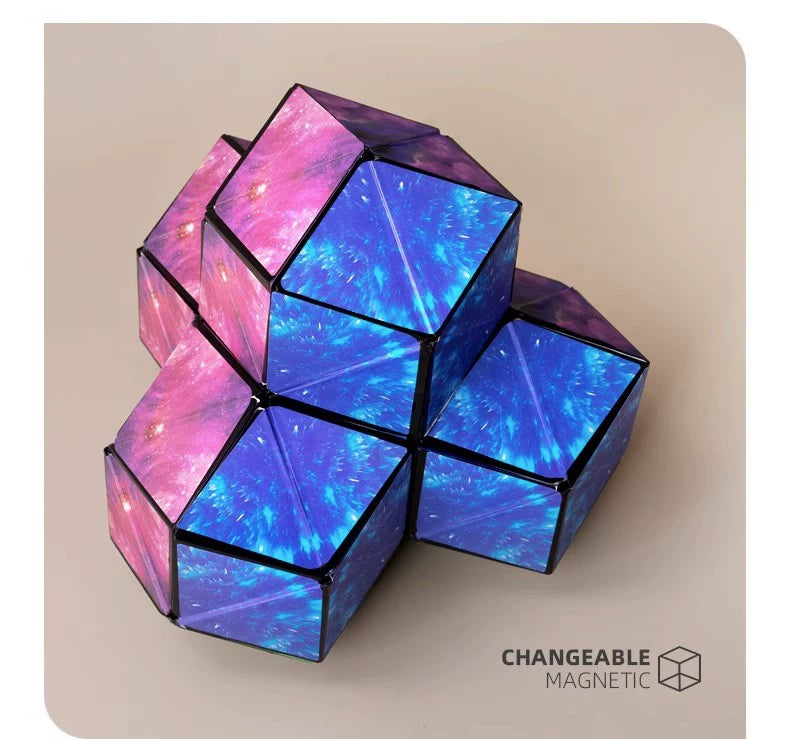 Variety Magnetic Cube Infinite Flip Deformation 3D Geometric Three-Dimensional Thinking Training Kids Educational Toy Boy