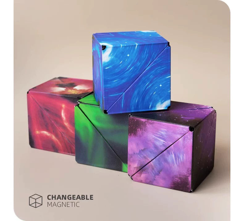 Variety Magnetic Cube Infinite Flip Deformation 3D Geometric Three-Dimensional Thinking Training Kids Educational Toy Boy