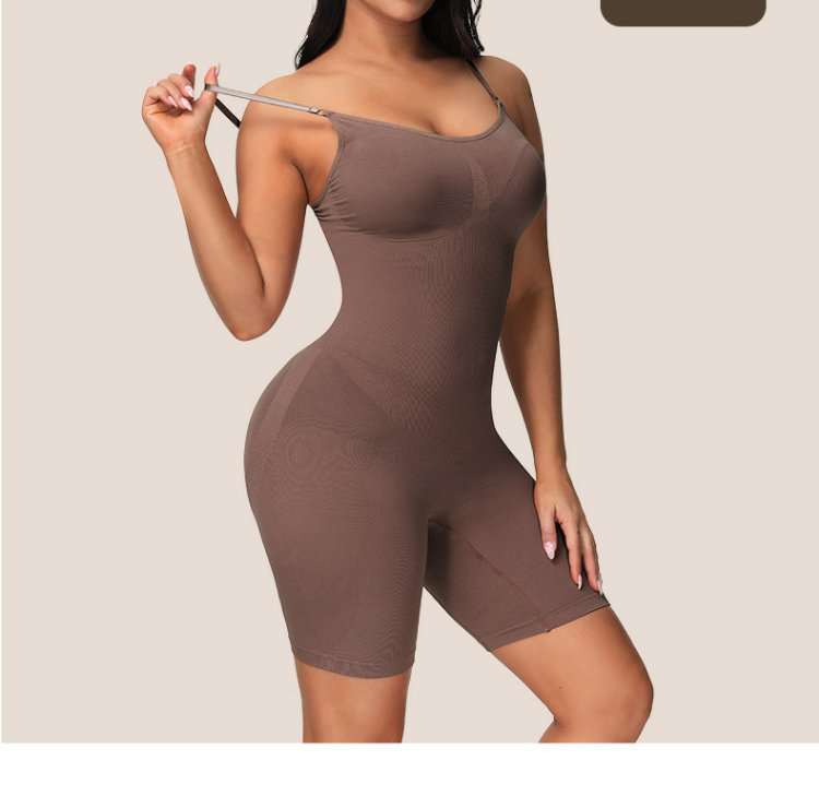 Cross-Border Seamless One-Piece Corset Women's Belly Contracting and Hip Lifting Shaping Intimates Stretch Bodybuilding Corset