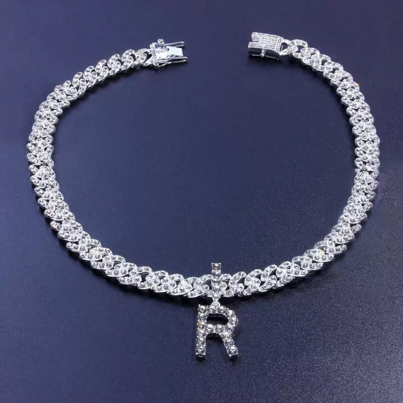 DIY Cross-Border Summer New English Solid Color Cuban Link Chain