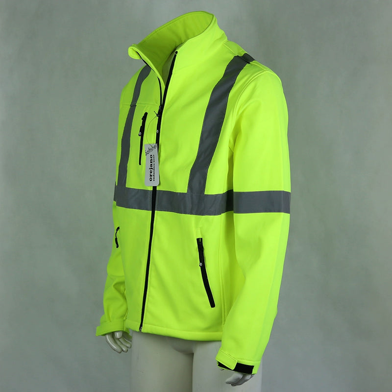 Parka Outdoor Waterproof Breathable Cycling Locomotive Rescue Parka Highly Reflective Fleece-lined Soft Shell Jacket Shell Jacket Series