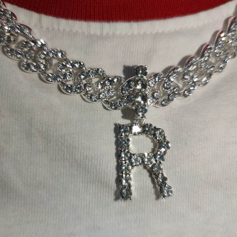 DIY Cross-Border Summer New English Solid Color Cuban Link Chain
