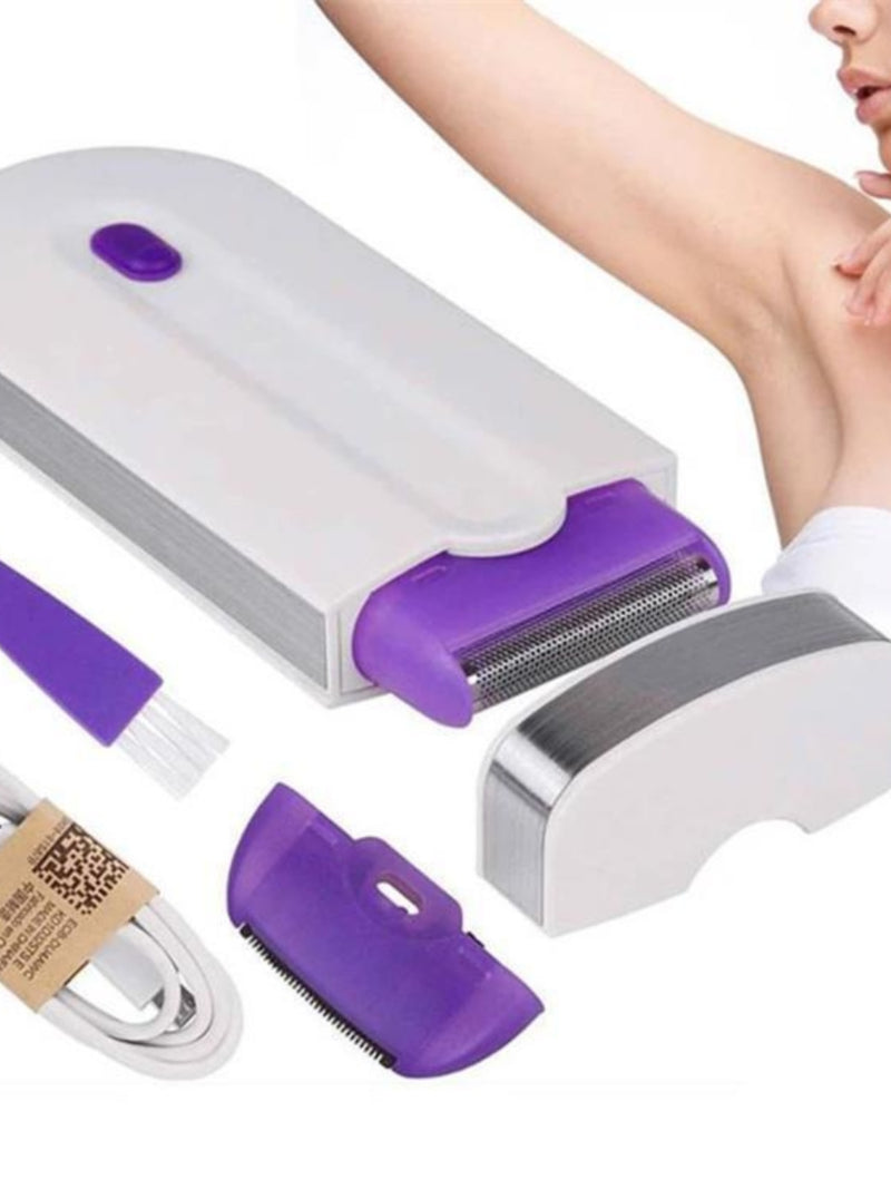 Sensor Lady Shaver Blue Light Female Depilator Yes Finishing Touch Laser Eyebrow Trimmer