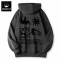 Kerwats Couple Gender-Free Graffiti Printing Sweater