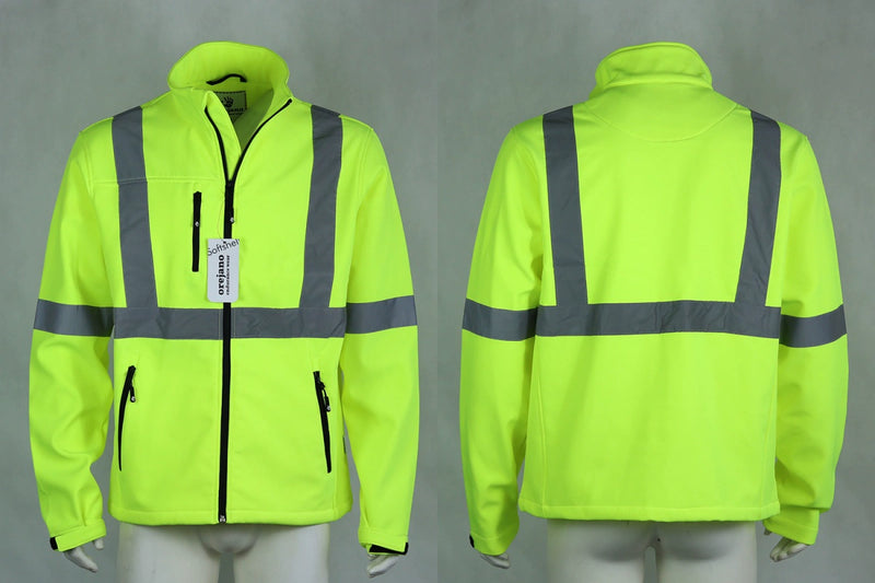 Parka Outdoor Waterproof Breathable Cycling Locomotive Rescue Parka Highly Reflective Fleece-lined Soft Shell Jacket Shell Jacket Series