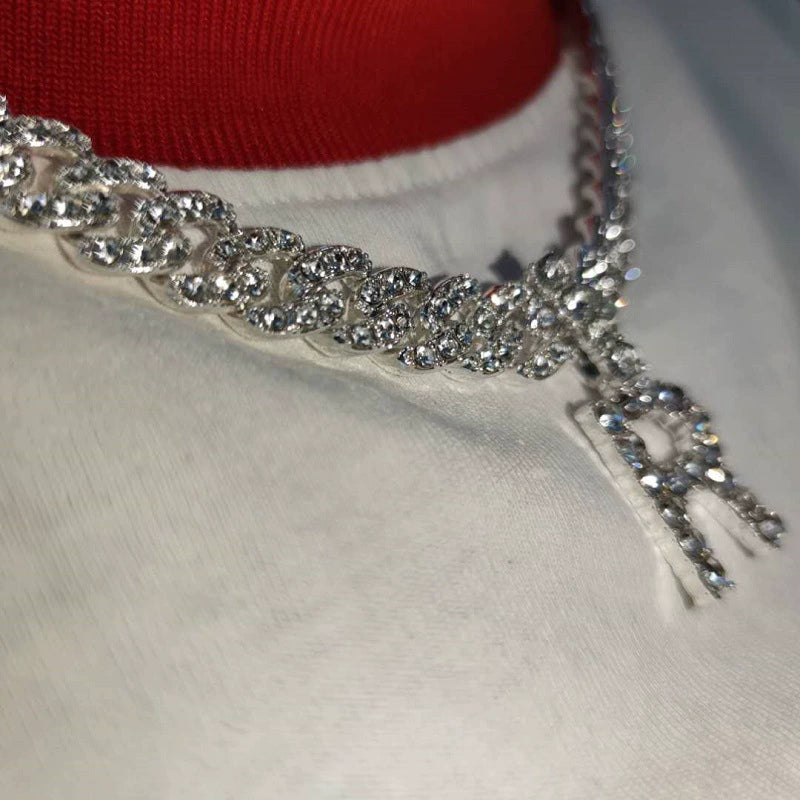 DIY Cross-Border Summer New English Solid Color Cuban Link Chain